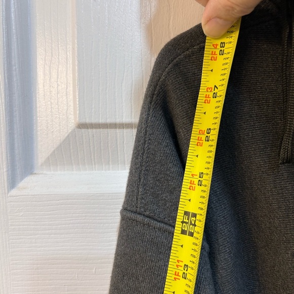 Champion Reverse Weave Dark Gray Hoodie Sz L Heavyweight Pullover Sweatshirt - Picture 9 of 10